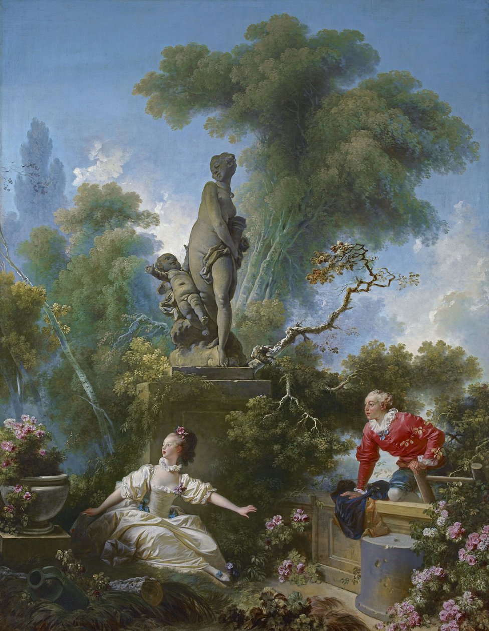 The Progress of Love: The Meeting by Jean Honore Fragonard