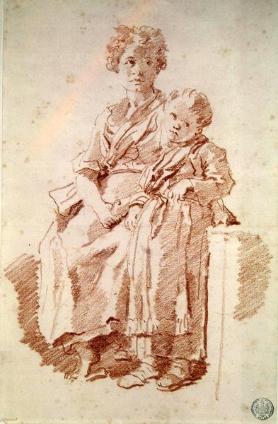 A Young Girl with her Sister, 1774 by Jean Honore Fragonard