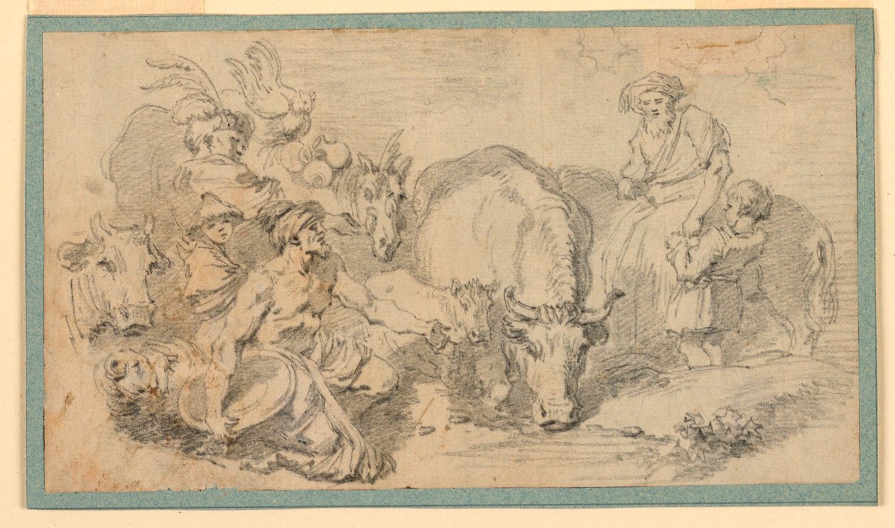 Oriental Scene, ca. 1770 by Jean Honore Fragonard