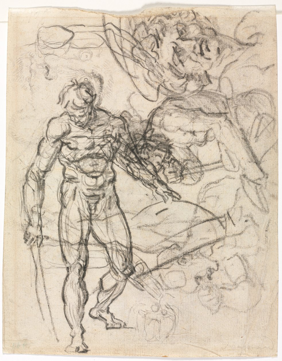 Figure Studies, verso, c. 1761 by Jean Honore Fragonard