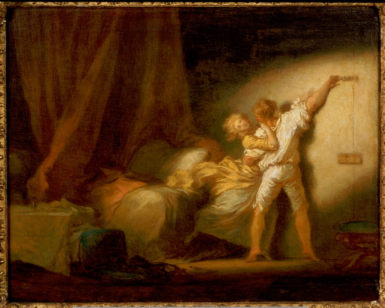 Modello Version of The Bolt by Jean Honore Fragonard