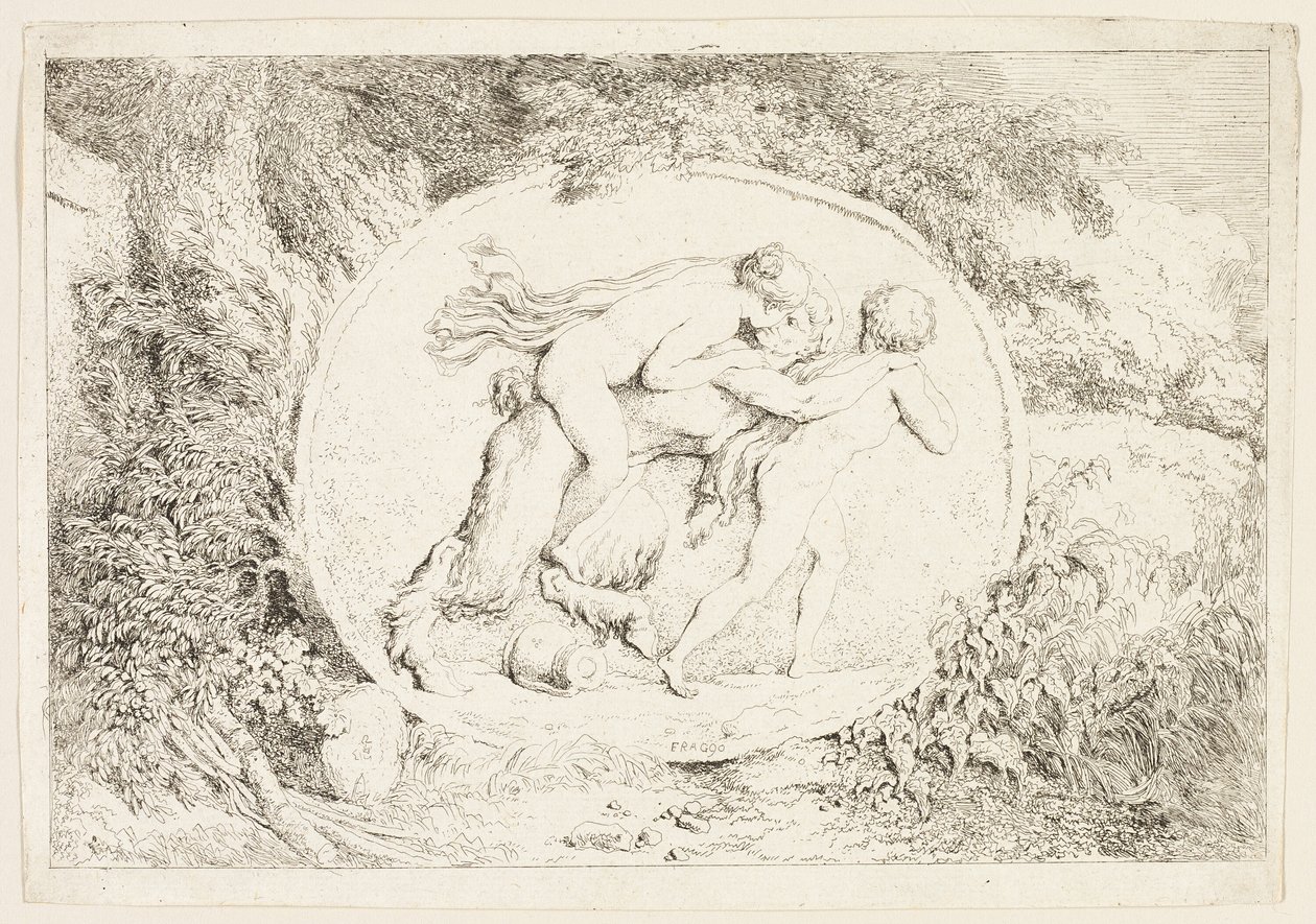 Nymph Riding on a Satyr