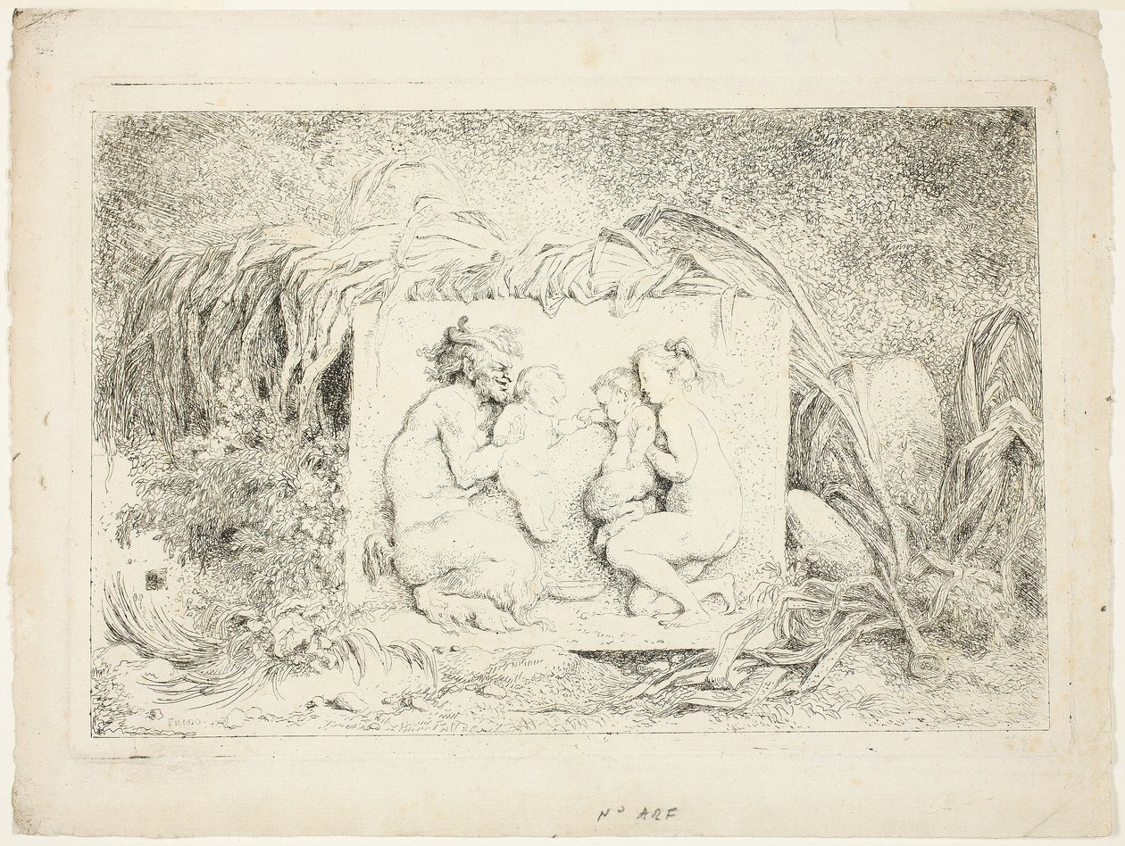 Satyrs Dancing, from Bacchanales, or Satyrs
