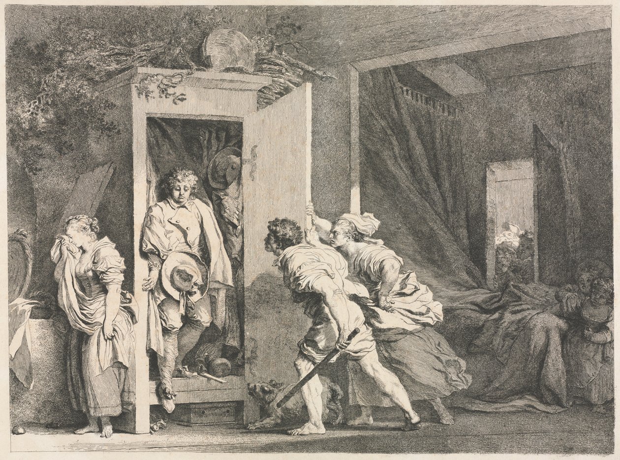 The Cupboard by Jean-Honore Fragonard