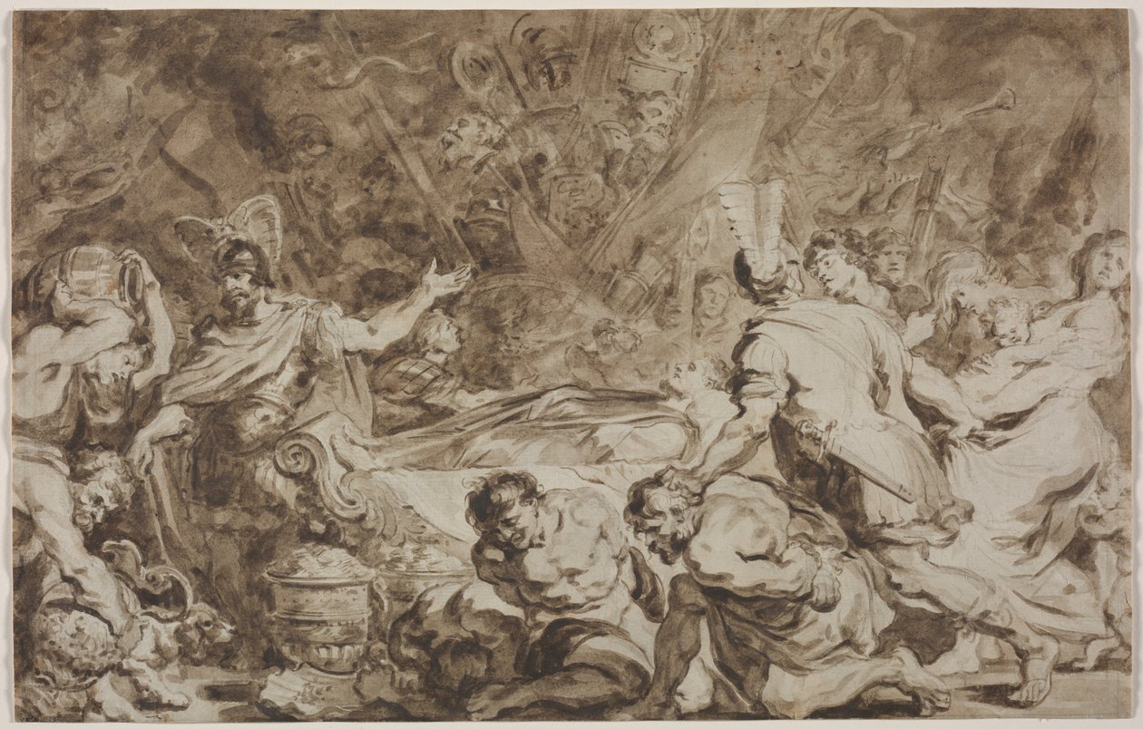 The Funeral of Decius Mus by Jean Honore Fragonard