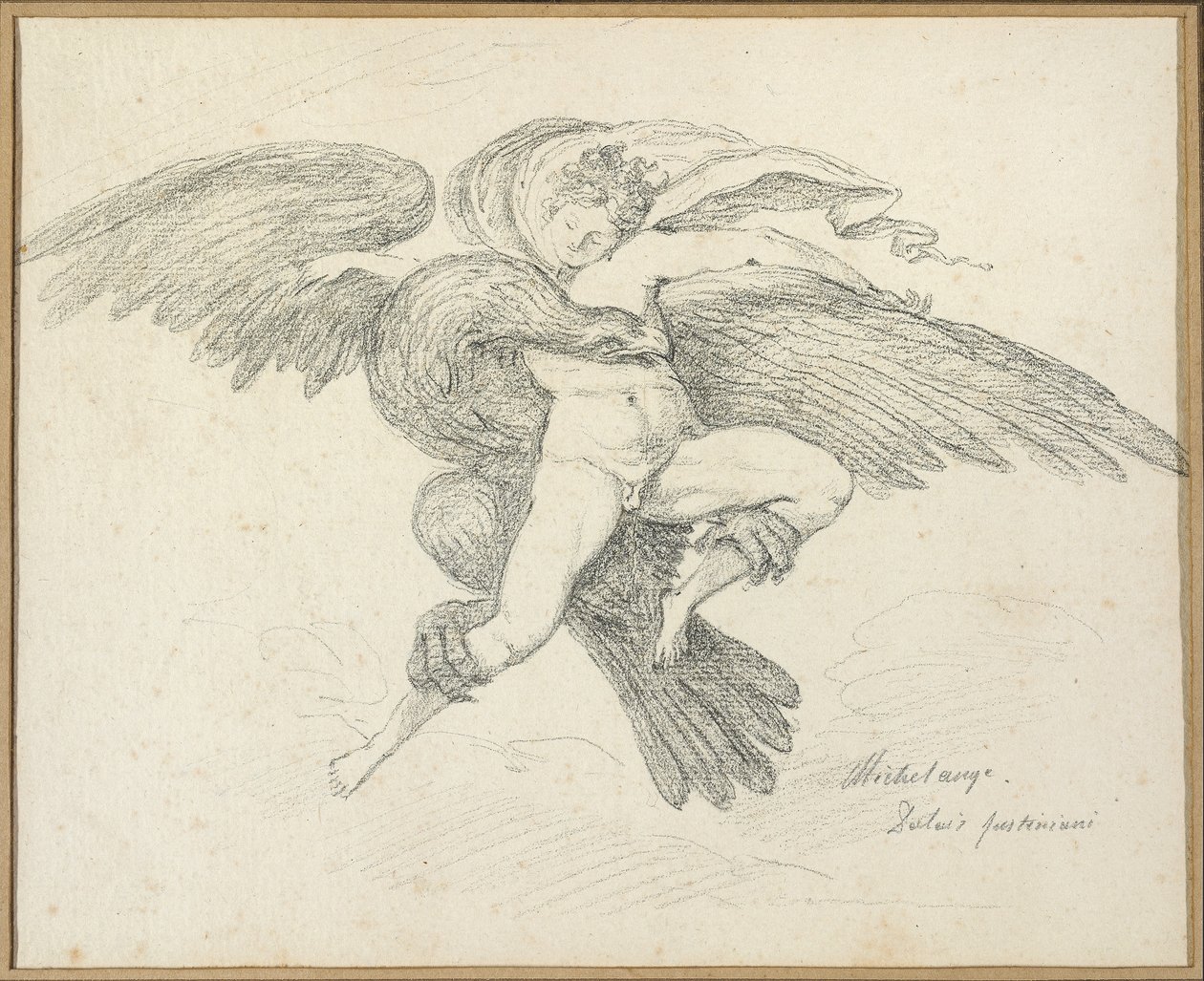 The Rape of Ganymede, after Michelangelo by Jean Honore Fragonard