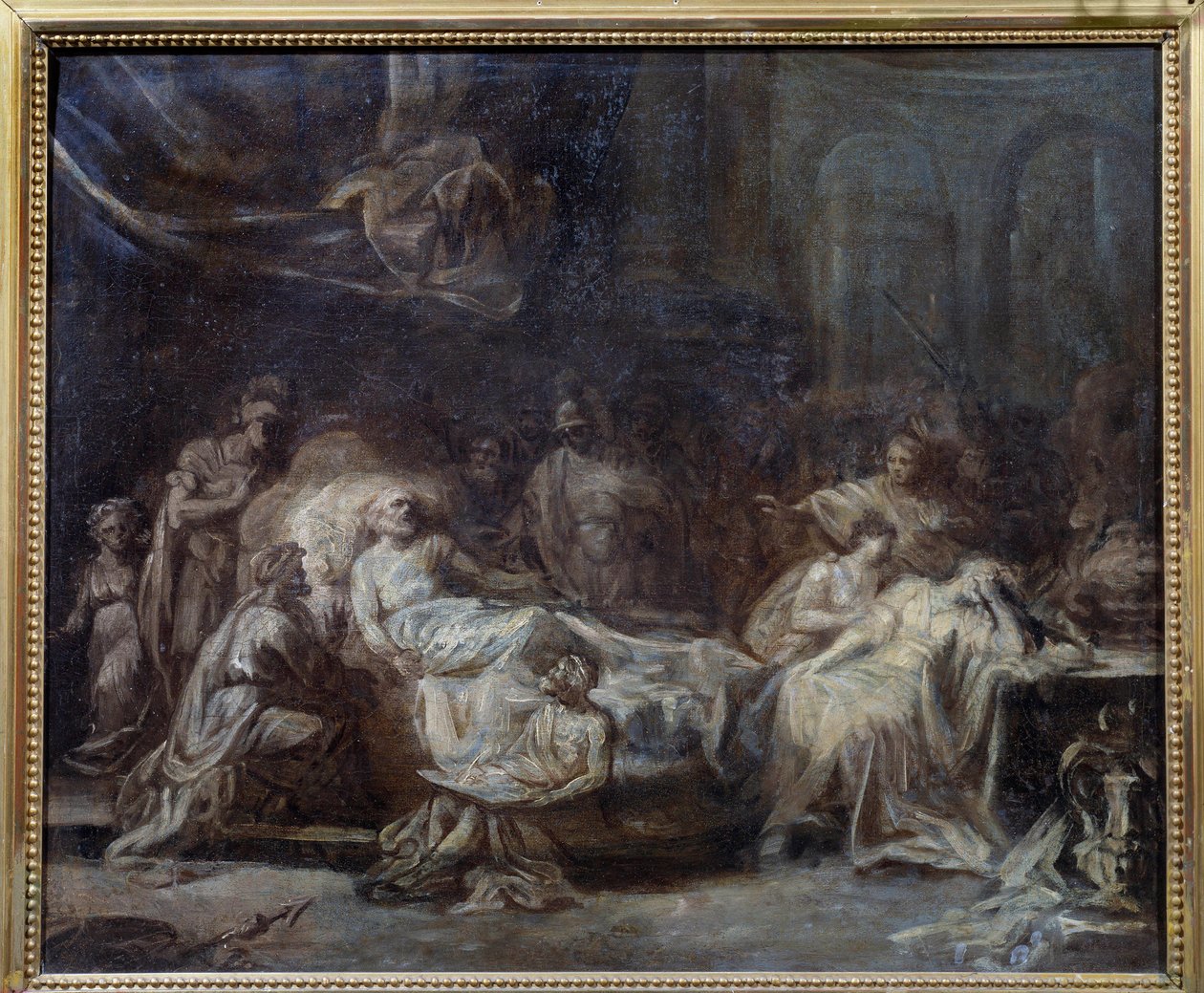 The Will: Family Reunited Around an Old Man Dictating His Will by Jean Honore Fragonard