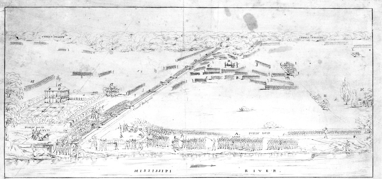 View of the Battle near Chalmette