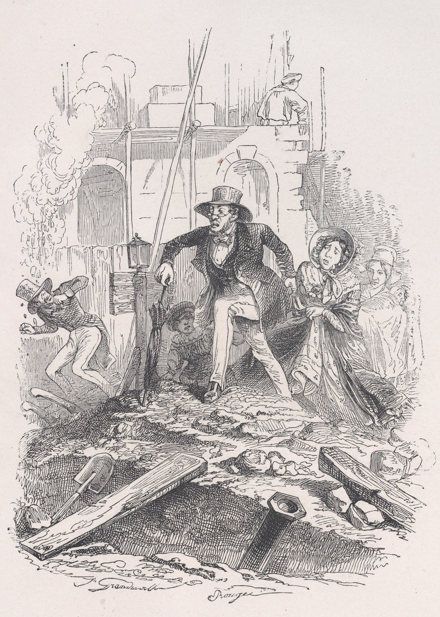 Not only can the Parisian engage in a strengthening exercise, but he acquires the safety o..., 1843 by Jean Ignace Isidore Gérard