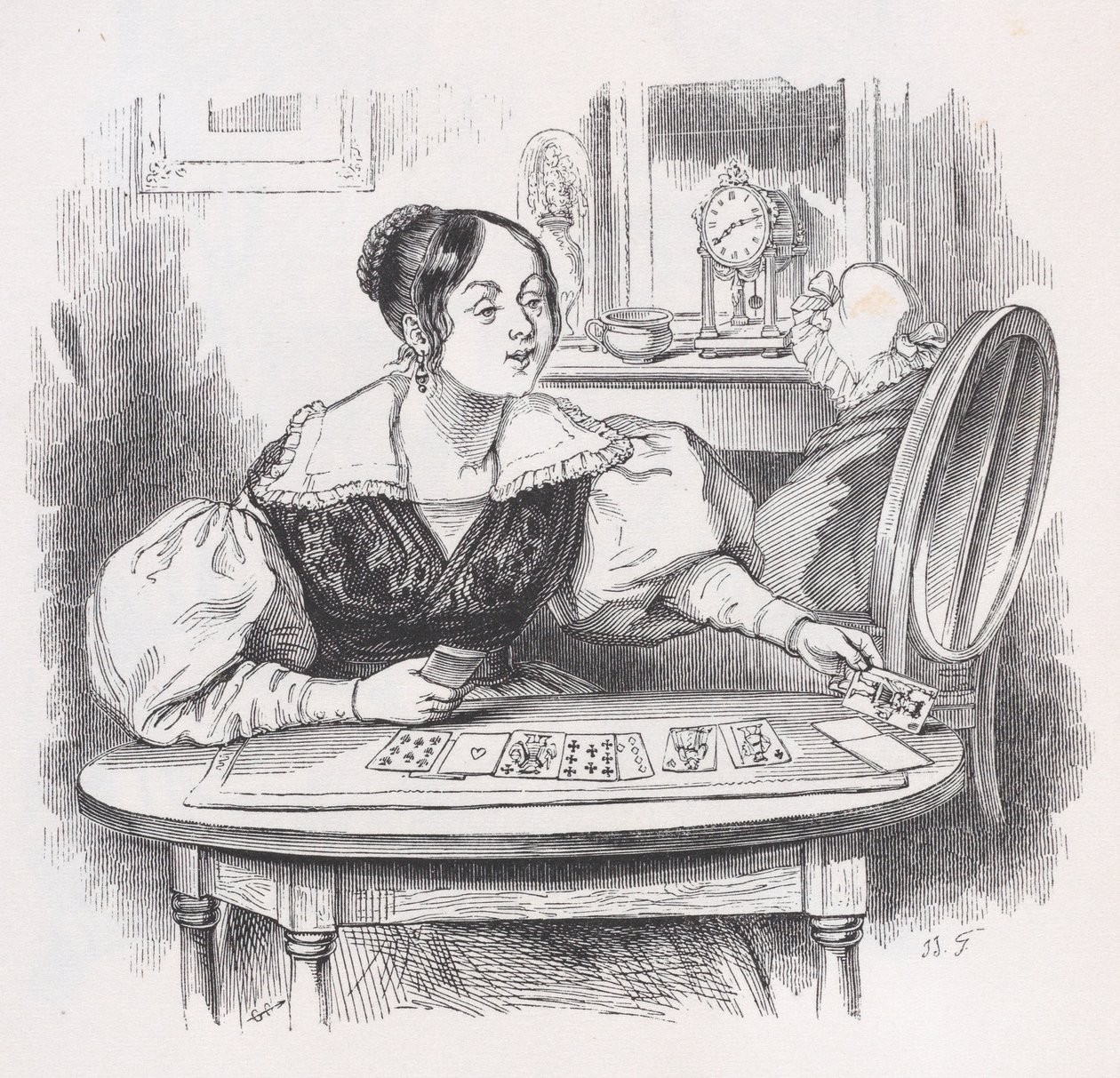 The Cards from The Complete Works of Béranger by Jean Ignace Isidore Gérard