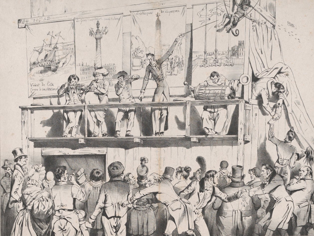 Zing! Zing! Boom Boom Boom!!! The Show of the Great Political Tumblers by Jean Ignace Isidore Gérard