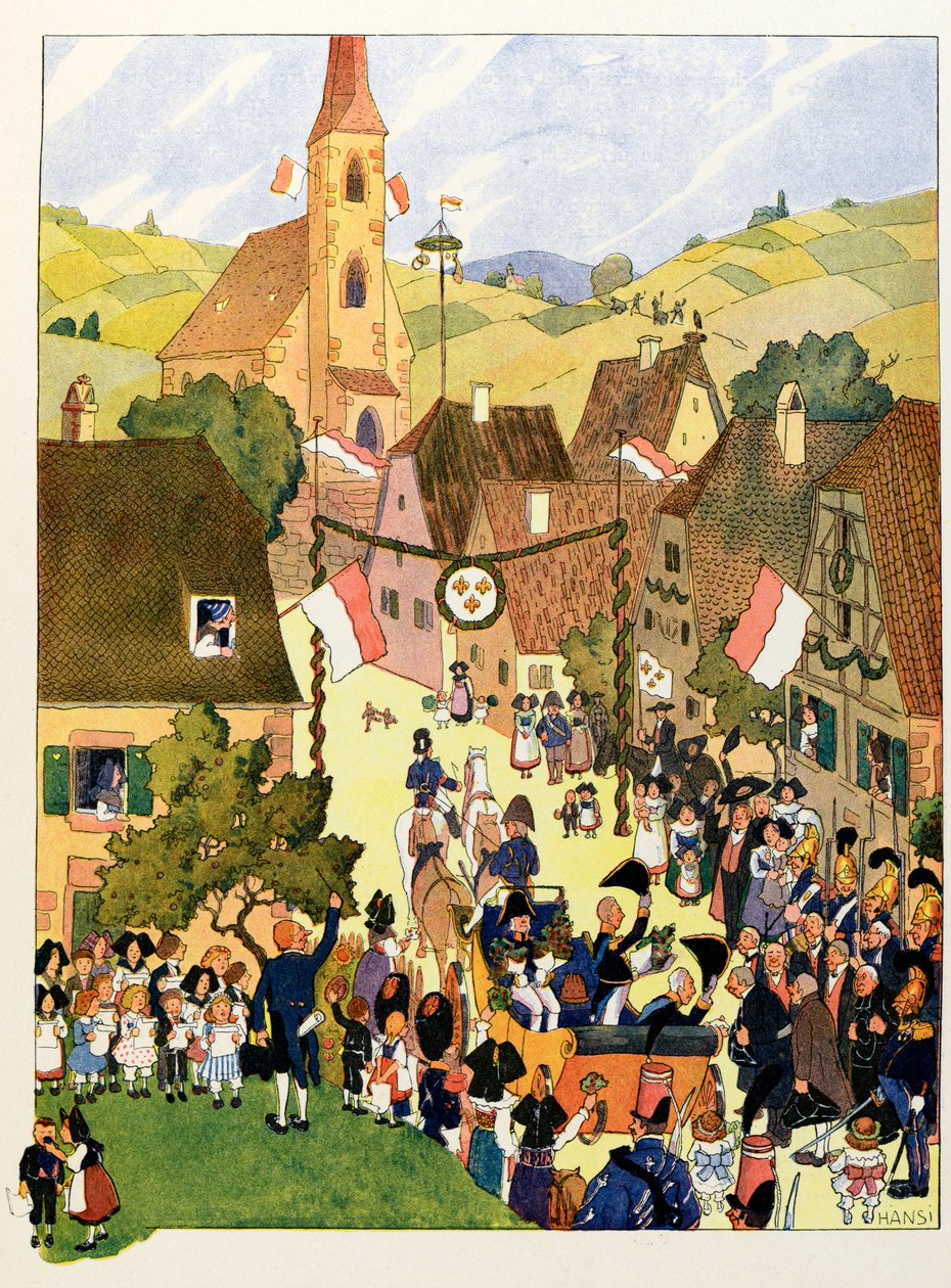 The Story of Alsace Tells the Children: King Charles X has Mulhouse by Jean Jacques (1873 1951) Waltz