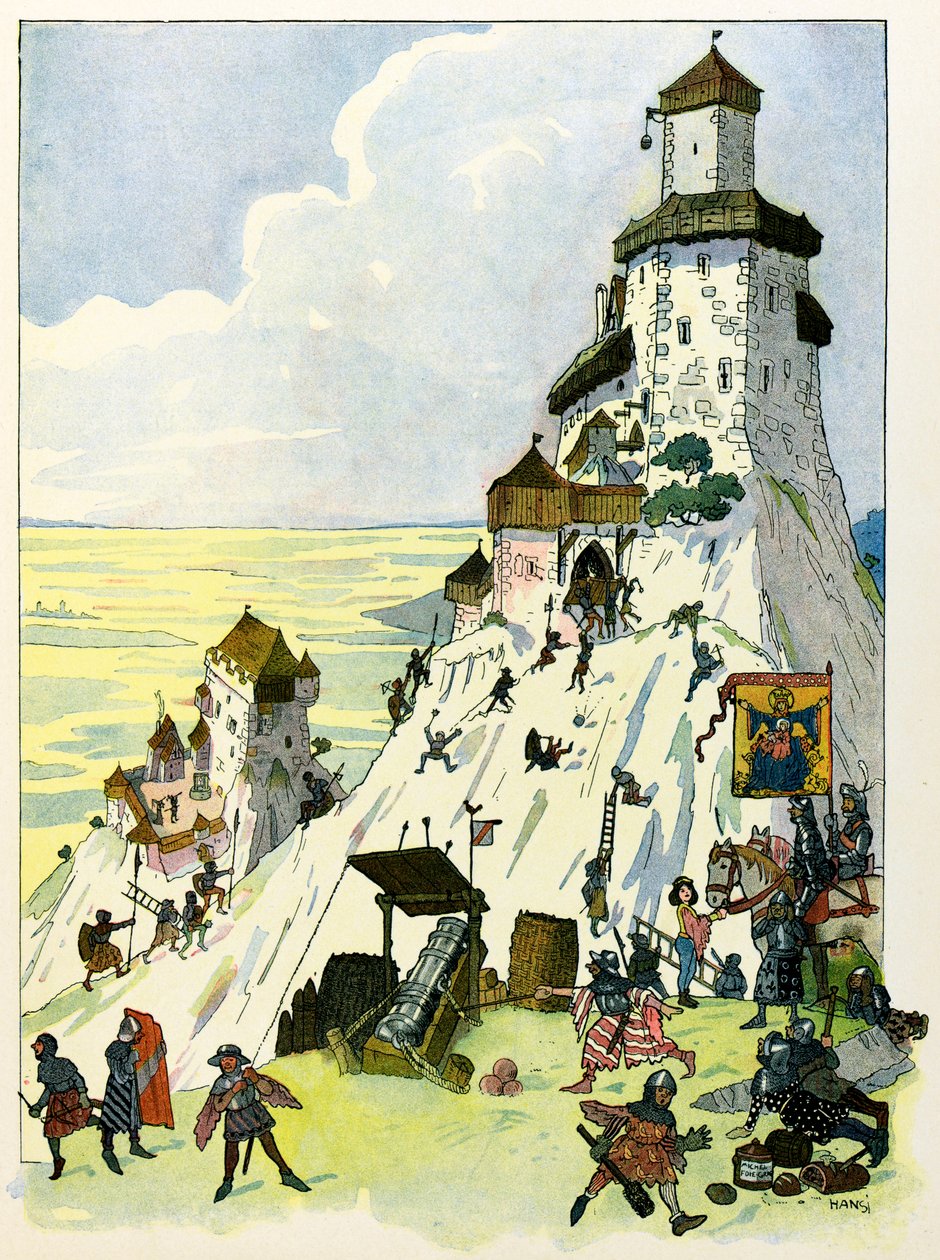 The Story of Alsace Tells the Children; Siege of the Chateau D