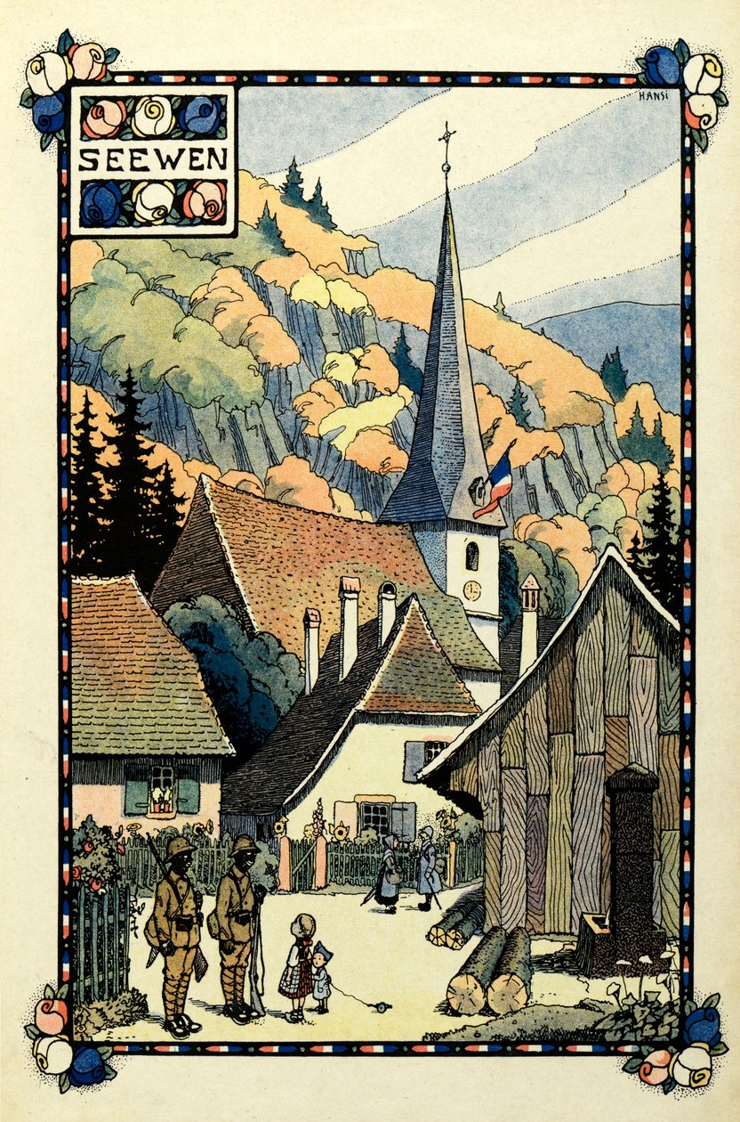 The Tricolor Paradise: Seewen 1918 by Jean Jacques (1873 1951) Waltz