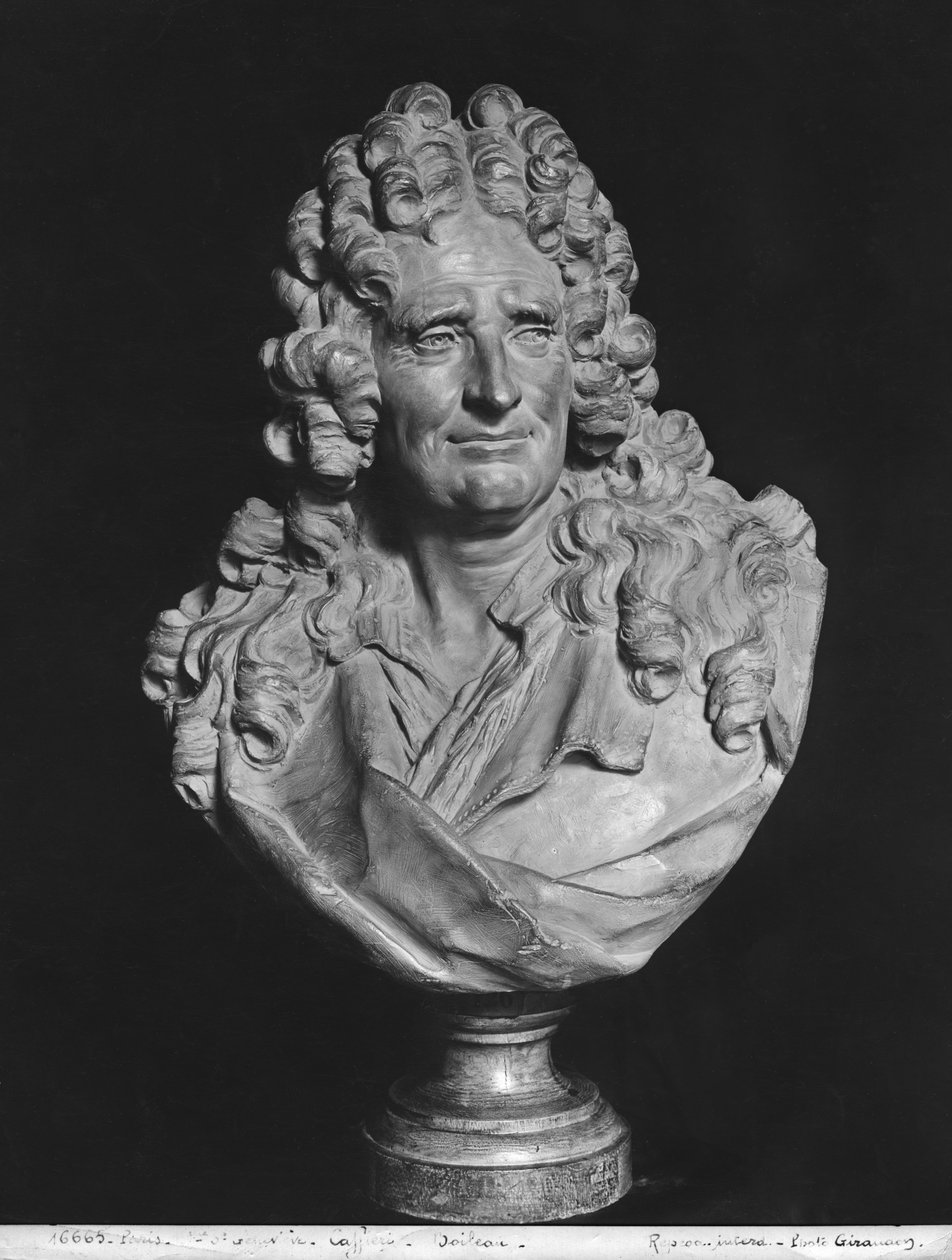 Portrait of Nicolas Boileau, Known as Boileau-Despreaux by Jean Jacques Caffieri