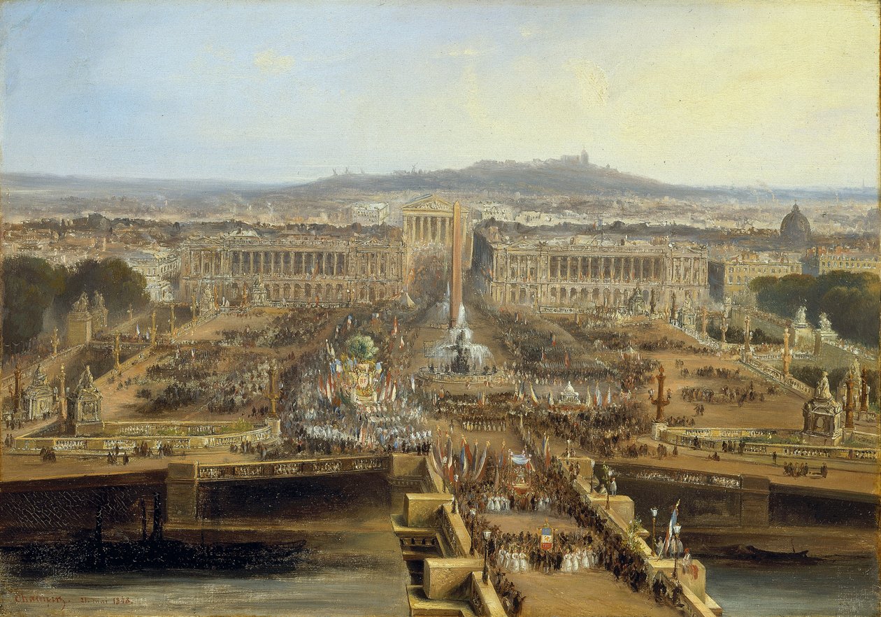 Festival of Concord, May 21, 1848 at Champ-de-Mars, 1848 by Jean Jacques Champin