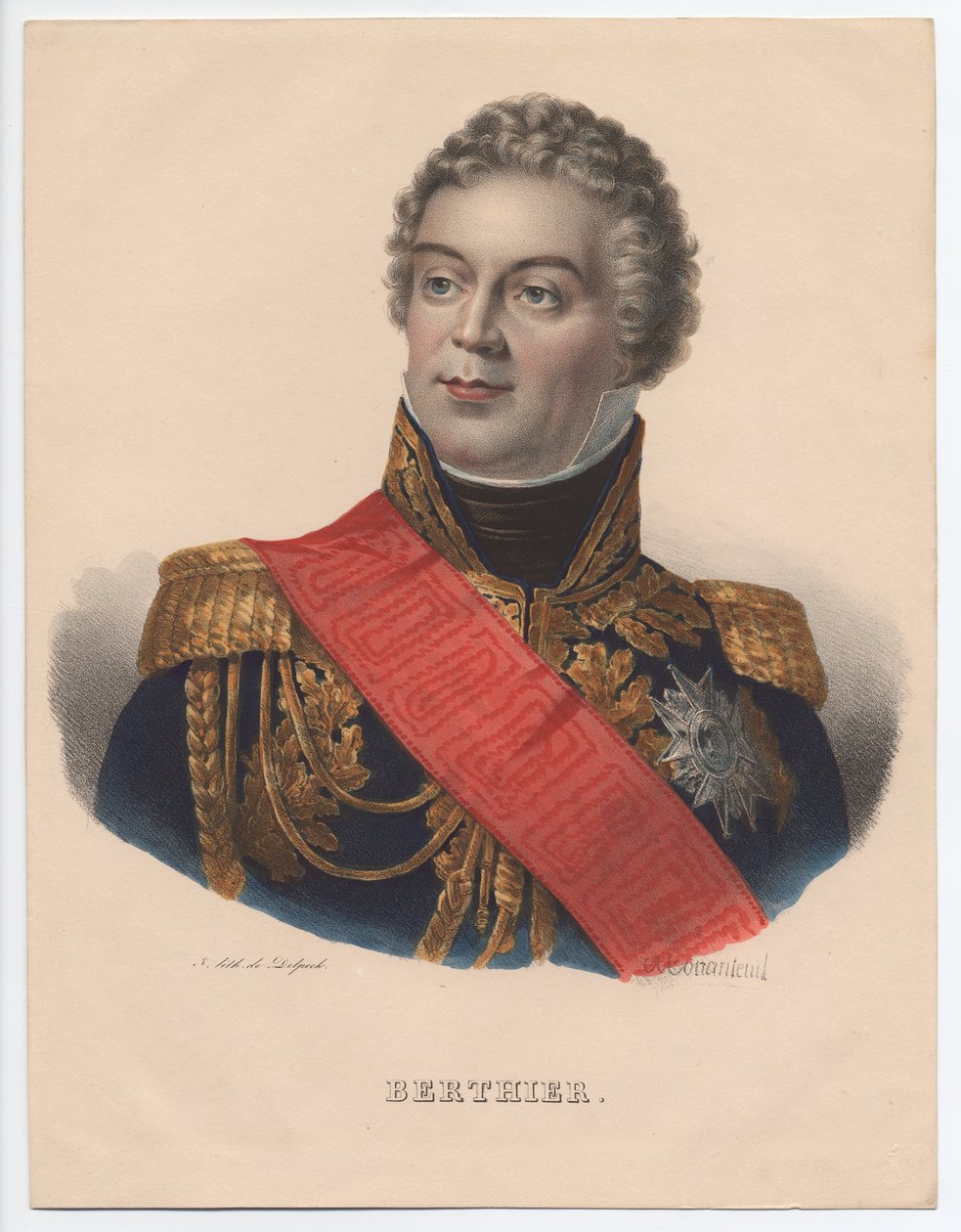 Louis-Alexandre Berthier 1753-1815, Prince de Wagram, Prince of Neuchâtel by Jean Jacques Francois Monanteuil