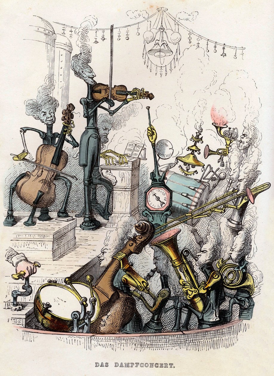 Steam Concert by Jean Jacques Grandville