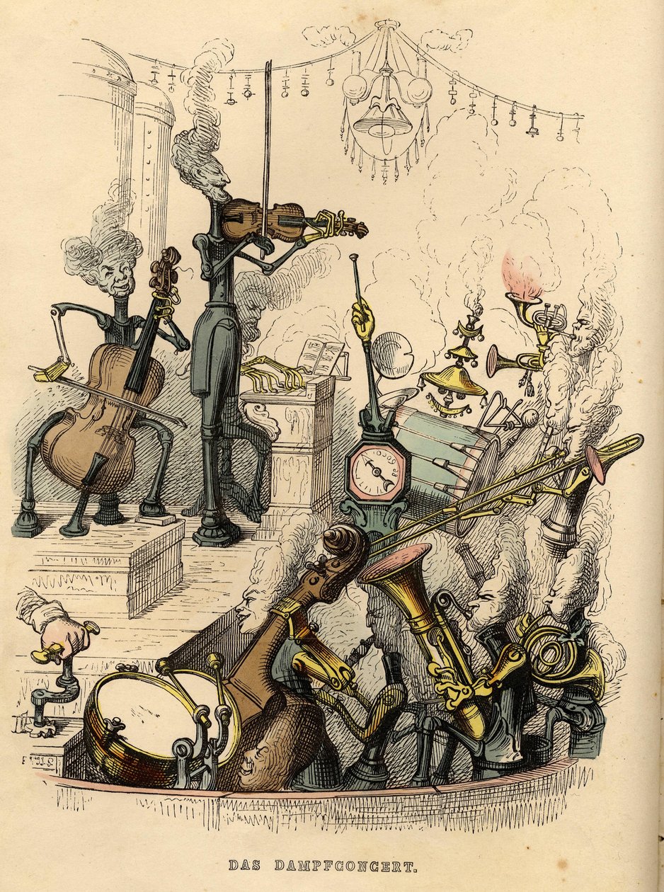 Steam Concert by Jean Jacques Grandville