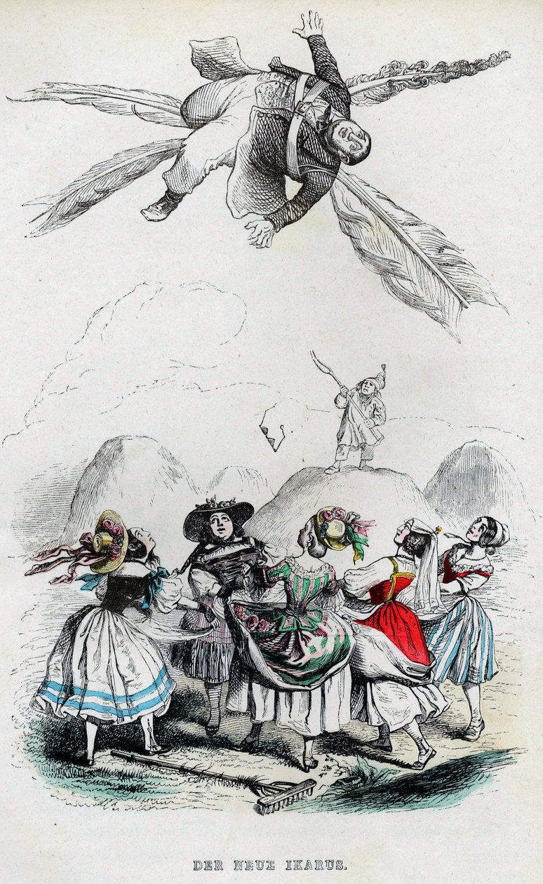 The New Icarus by Jean Jacques Grandville