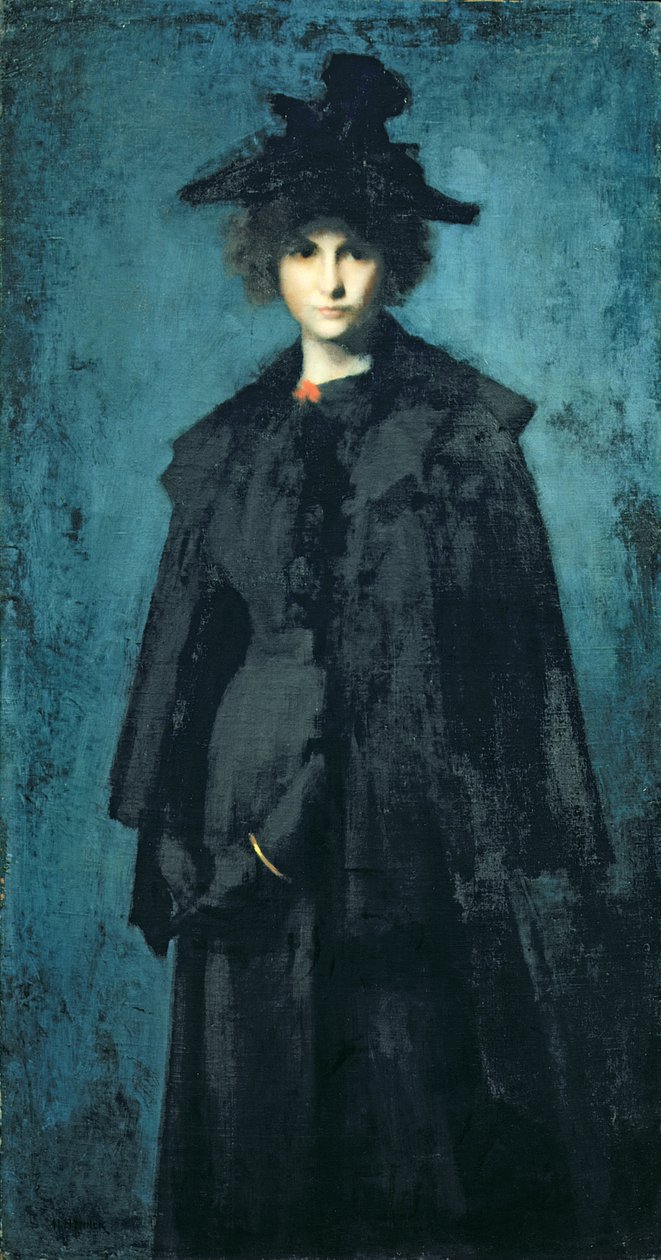 Portrait of Madame Laura Leroux by Jean Jacques Henner