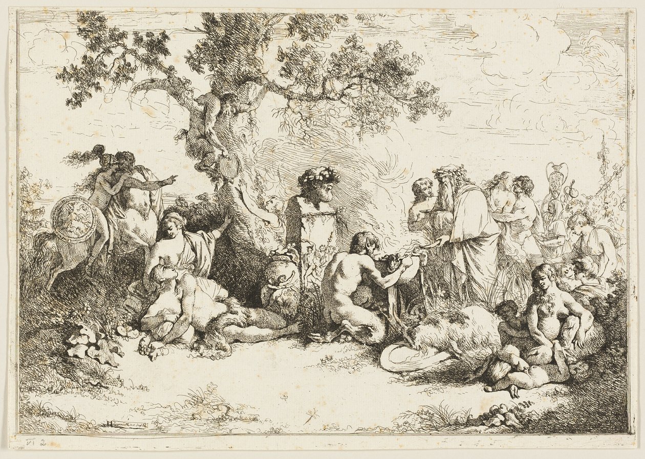 Sacrifice to the God Pan by Jean Jacques Lagrenee
