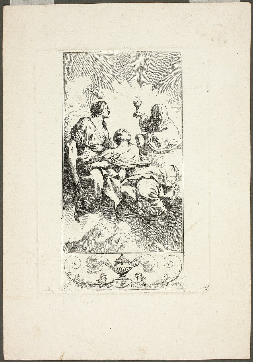 The Three Theological Virtues by Jean Jacques Lagrenee