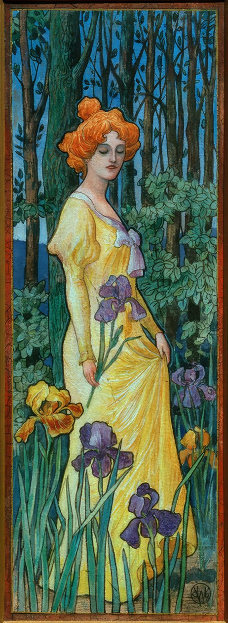 The Woman with Iris by Jean Jacques Waltz
