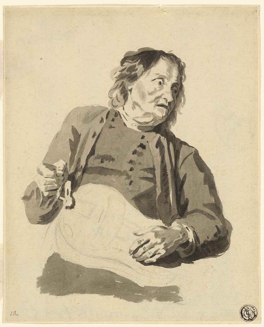 Organ Grinder by Jean Jacques de Boissieu