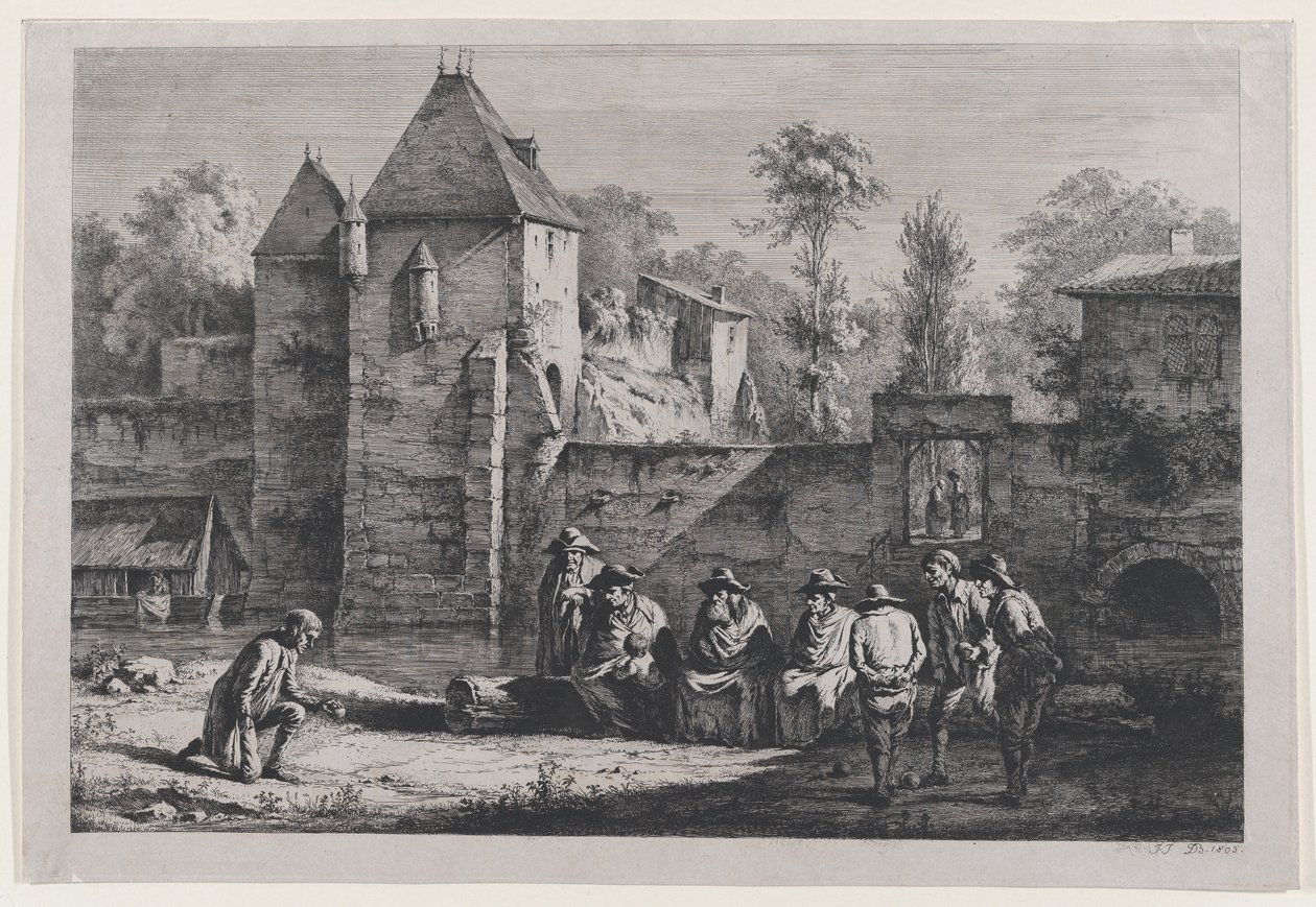 The Old Gate of Vaise, Lyon by Jean Jacques de Boissieu