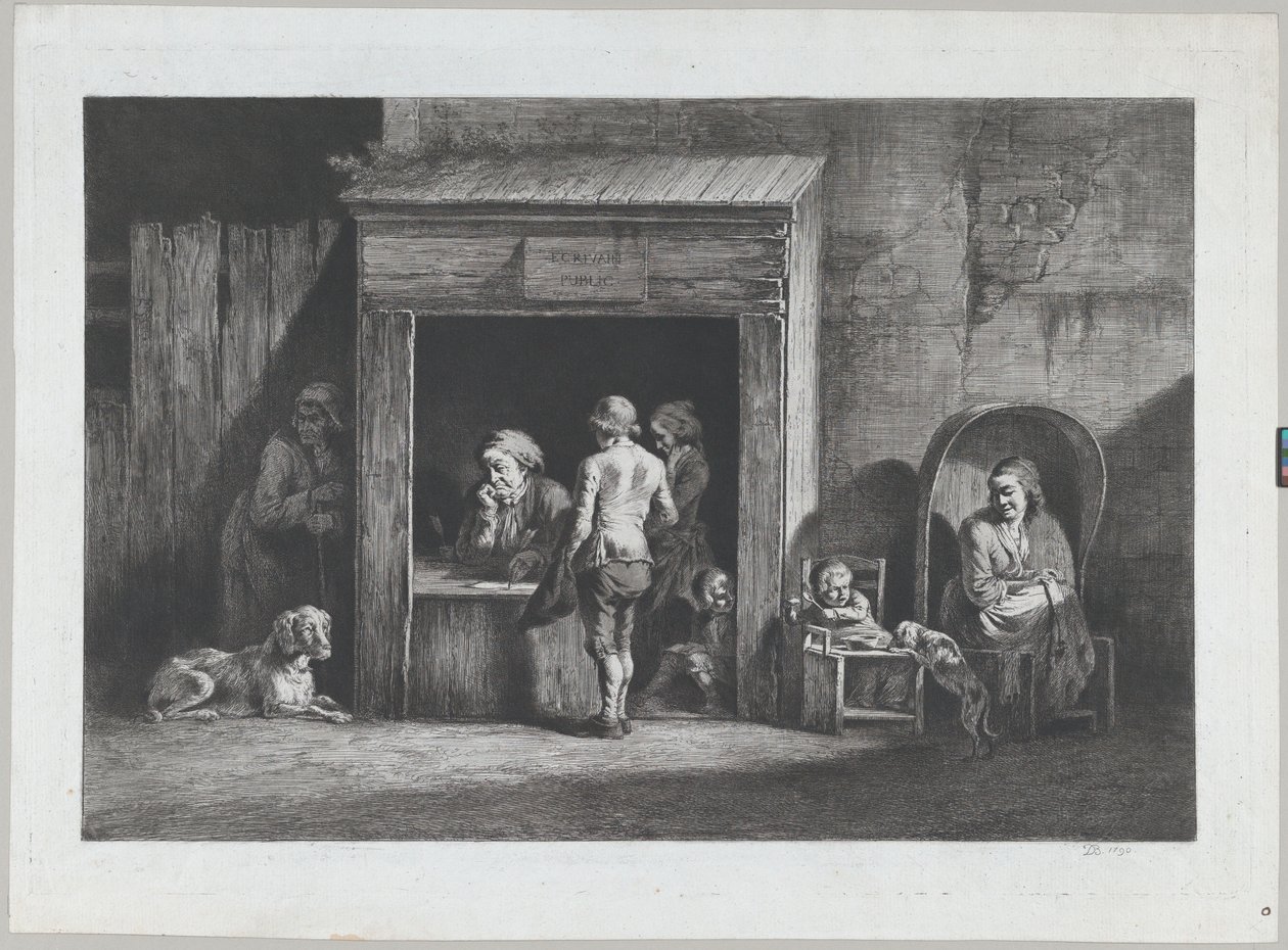 The Public Scrivener by Jean-Jacques de Boissieu