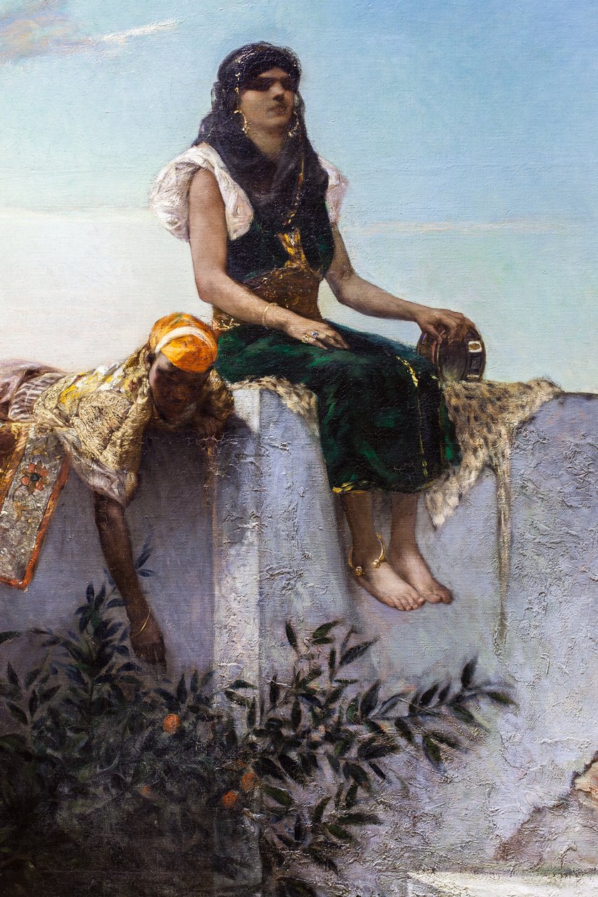 Evening on the Terraces (Morocco) by Jean Joseph Benjamin Constant