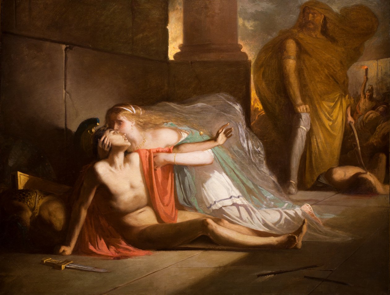 The Death of Alcibiades by Jean Joseph Benjamin Constant