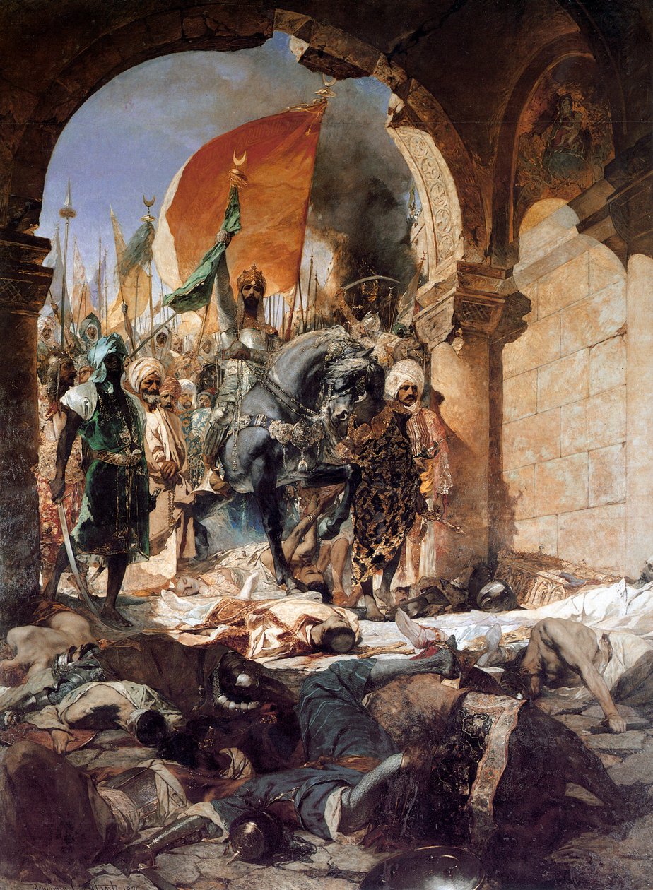 The Entry of Mehmet II into Constantinople, 1876 by Jean Joseph Benjamin Constant
