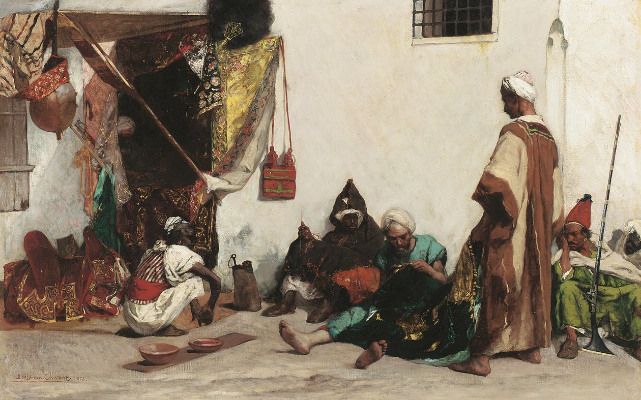 The Tailor's Shop by Jean Joseph Benjamin Constant