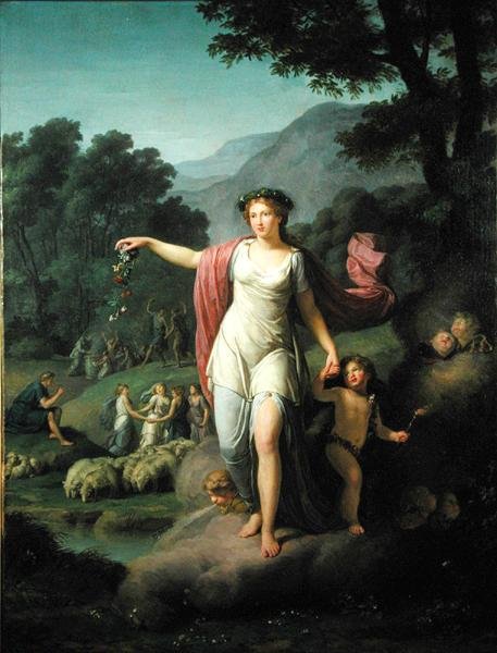 Spring by Jean Joseph Taillasson