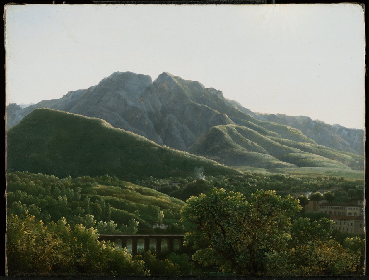 View of Bridge and the Town of Cava, Kingdom of Naples by Jean Joseph Xavier Bidauld
