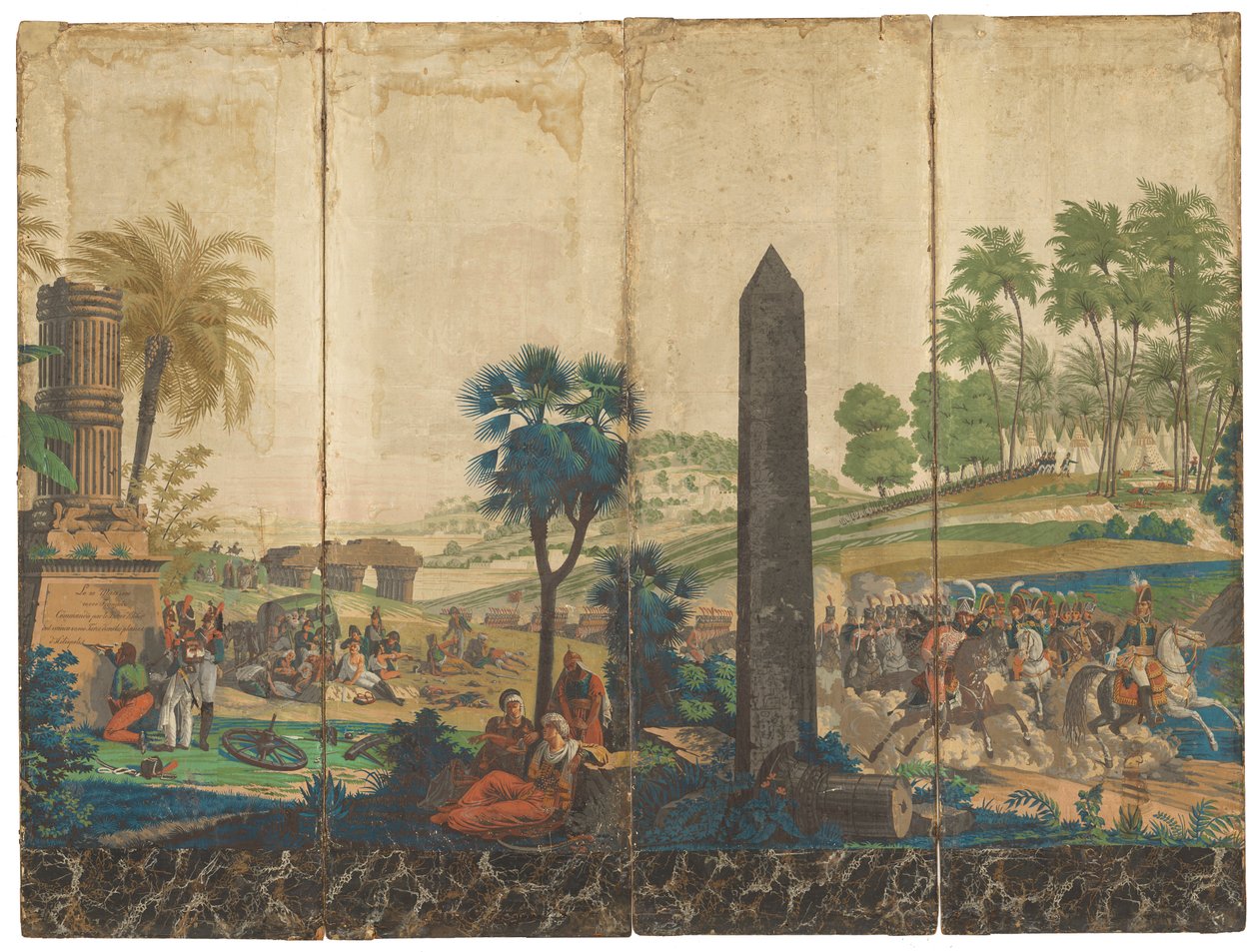 French in Egypt by Jean Julien Deltil, 1791 – 1863