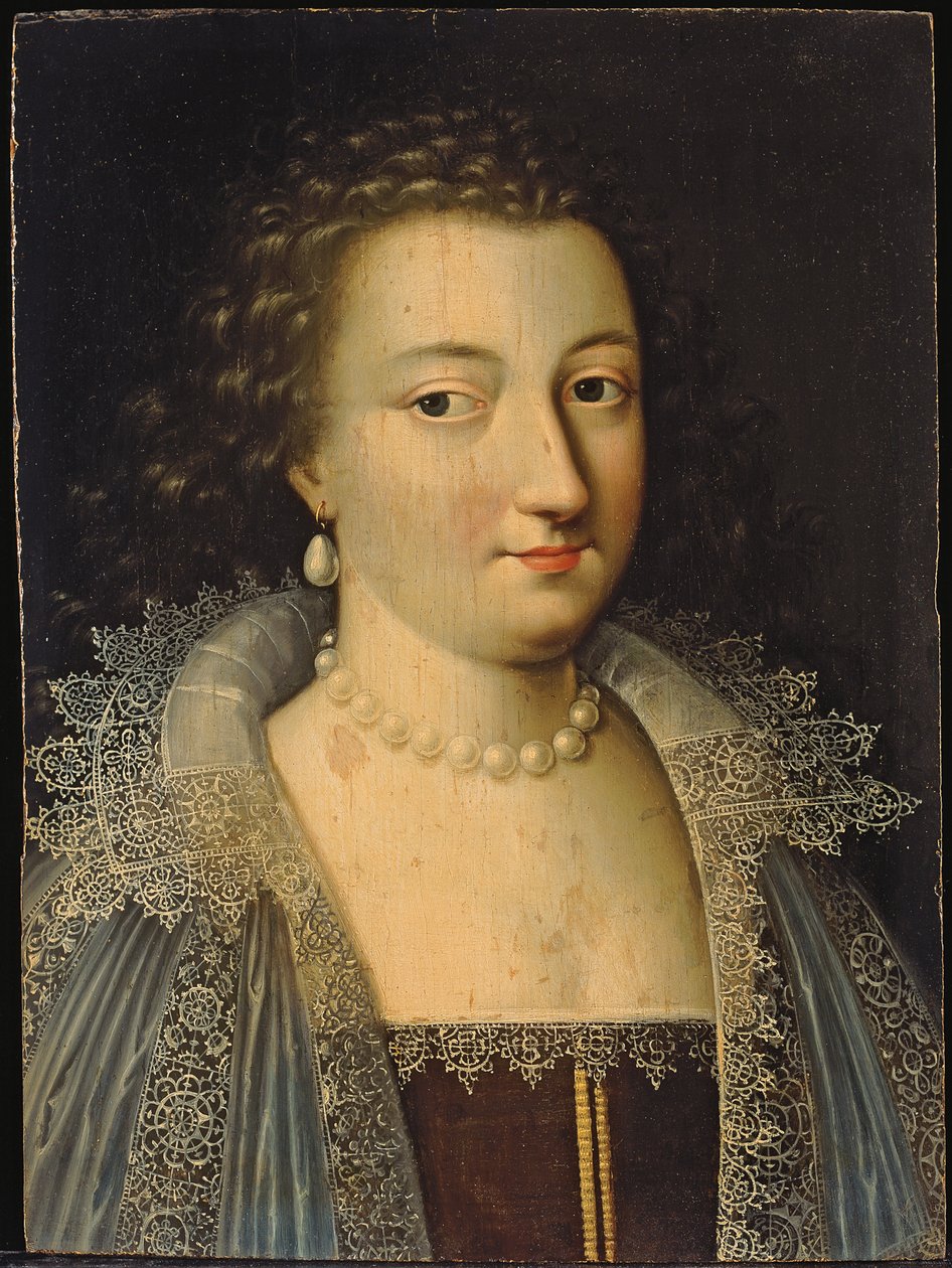 Portrait of a Lady, Probably Marie de Rohan-Montbazon, Duchesse de Luynes Puis de Chevreuse by Jean Leblond