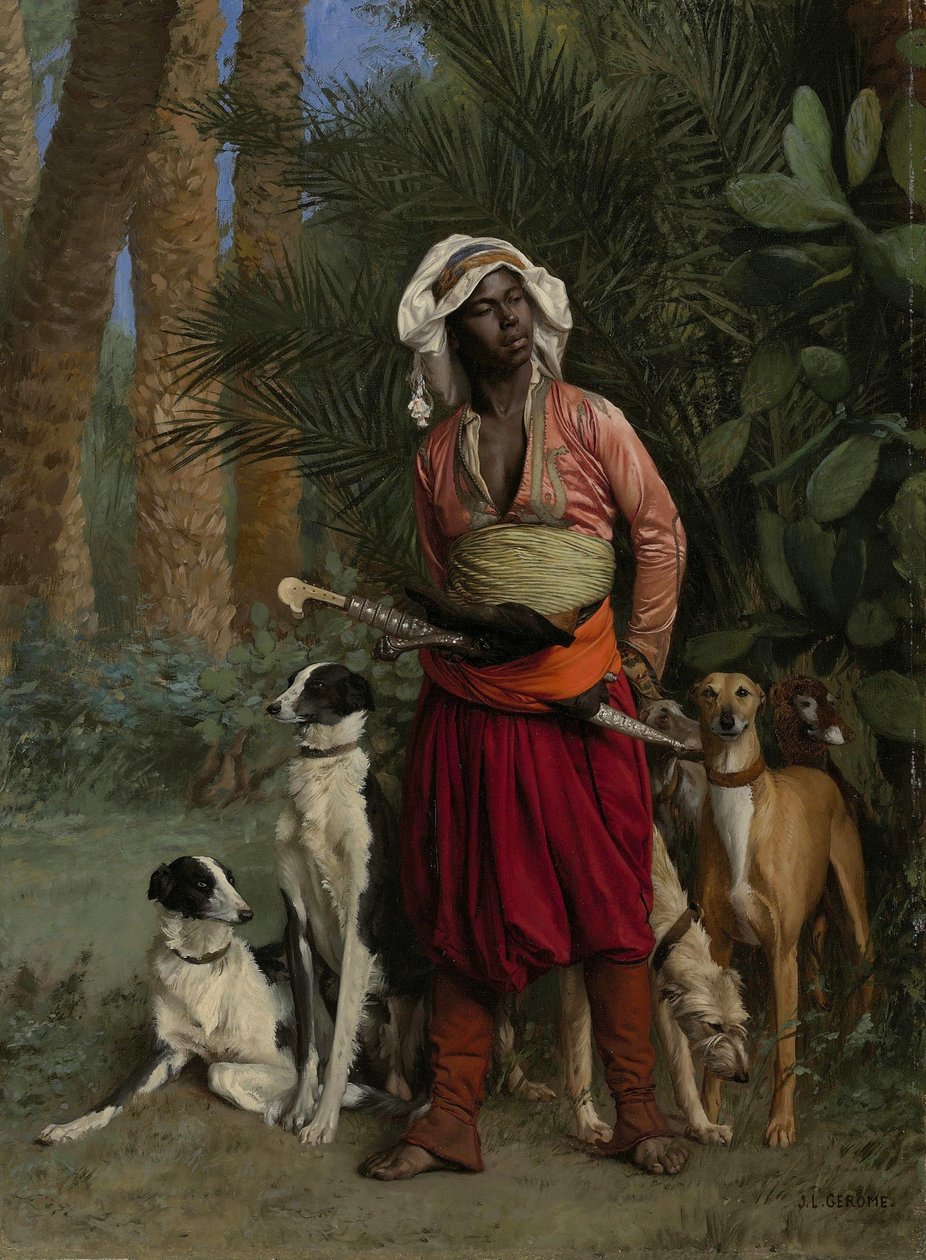 The Negro Master of the Hounds by Jean Leon Gerome