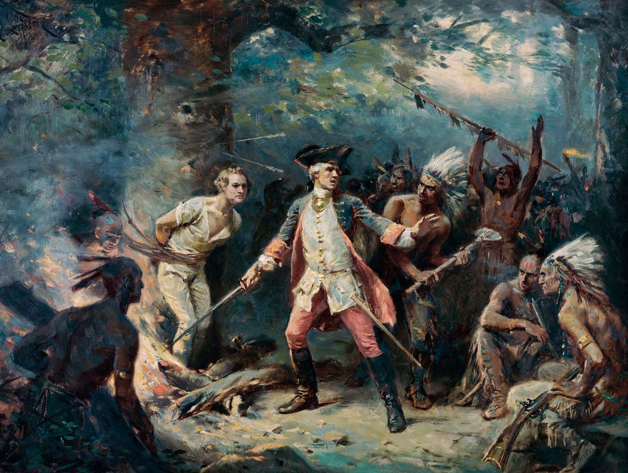 The Rescue of Major Israel Putnam, Prisoner of the Indians by Jean Leon Gerome