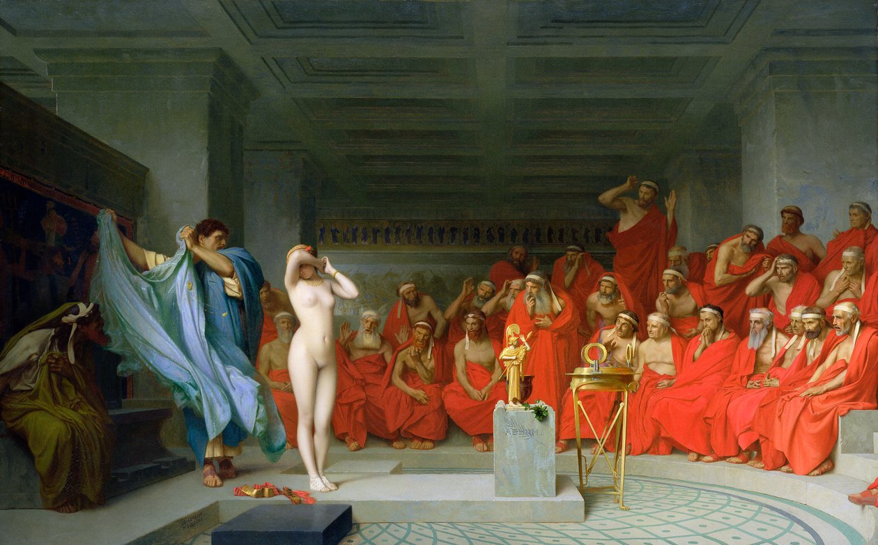 Phryne in Front of the Areopagus by Jean Leon Gerome