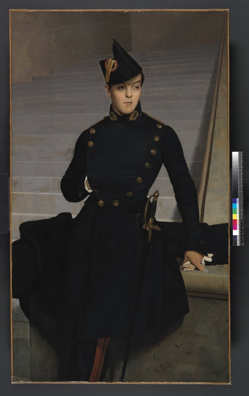Portrait of Claude-Armand Gérôme, Brother of the Artist by Jean Leon Gerome