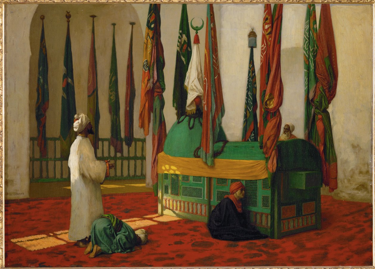 Prayer at the Mausoleum for Sultan Quaytbay, Cairo by Jean Leon Gerome