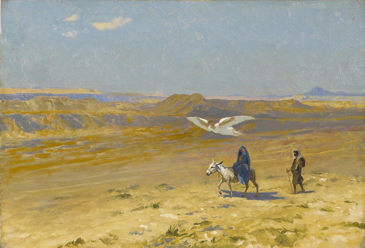 The Flight into Egypt by Jean Leon Gerome