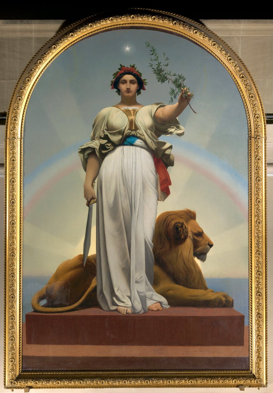 The Republic (allegory - 1848) by Jean Leon Gerome