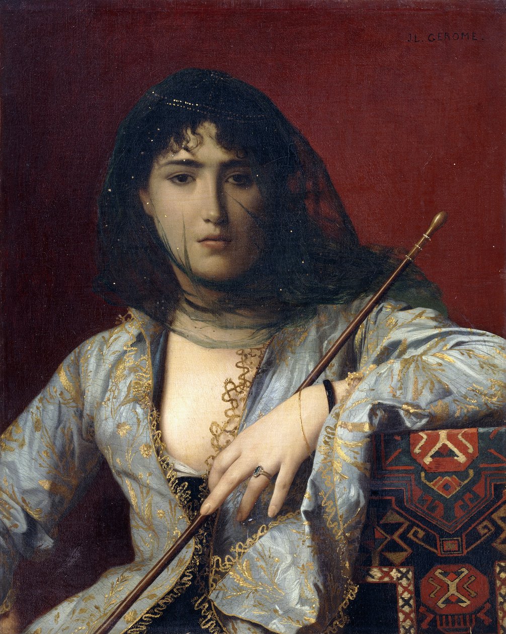 Veiled Circassian Lady by Jean Leon Gerome