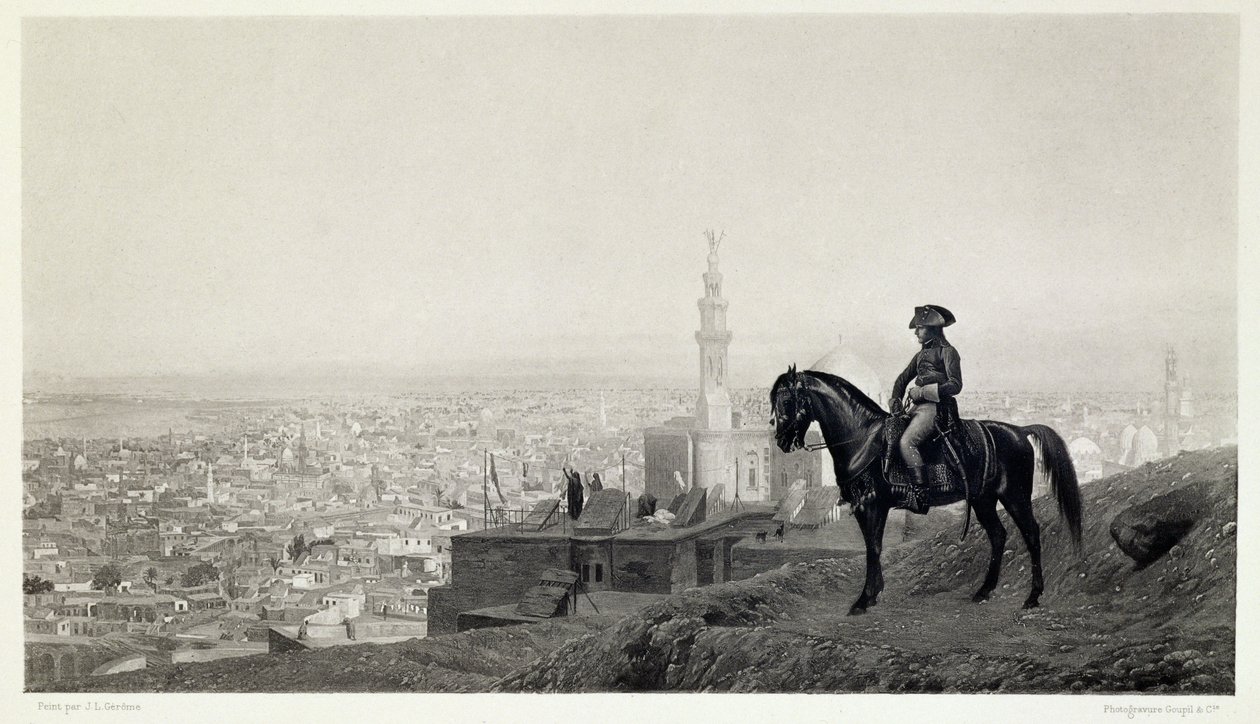 General Bonaparte at Cairo, from A Collection of Works of Jean-Leon Gerome in 100 Photogravures, 1881 by Jean Leon after Gerome