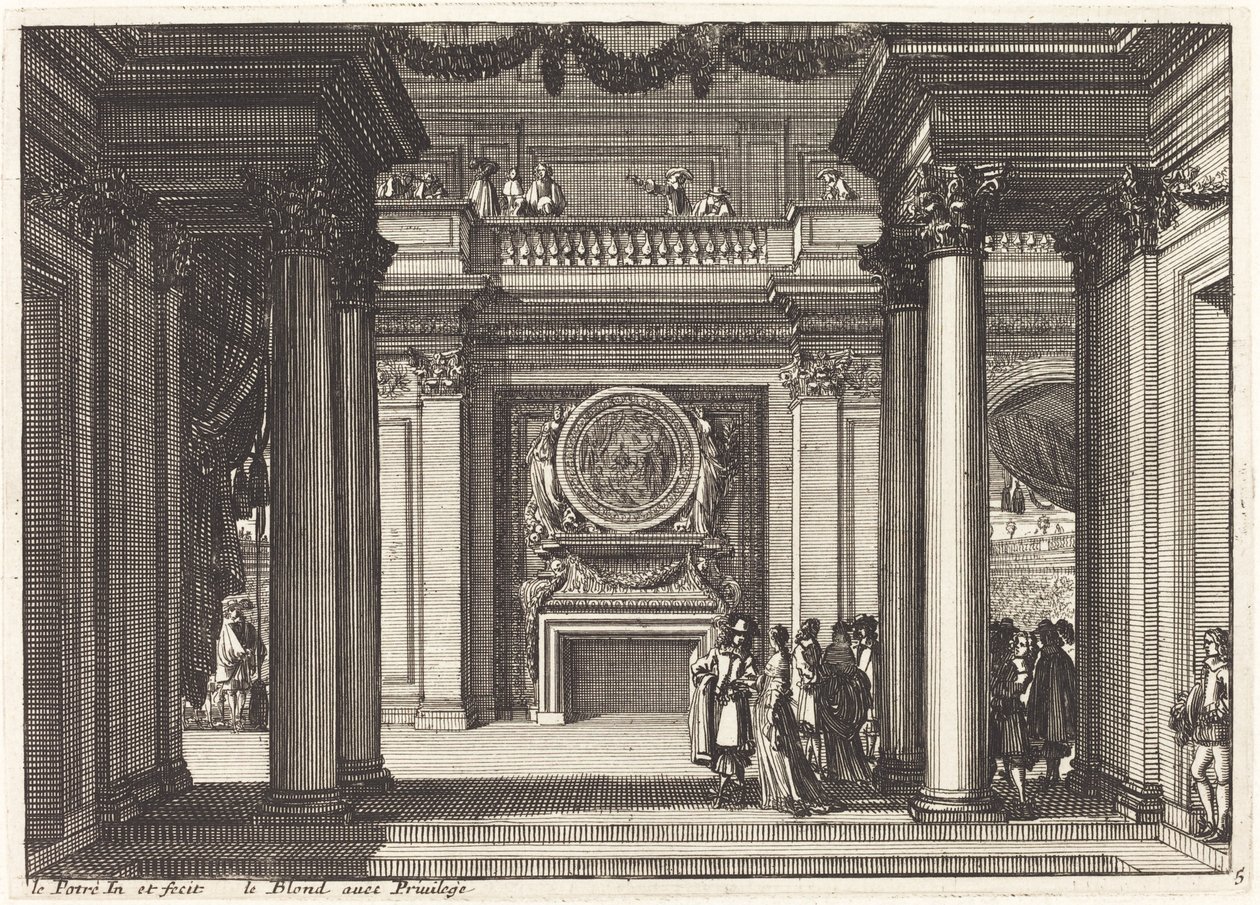 Fireplaces and Other Interior Decorations by Jean Lepautre