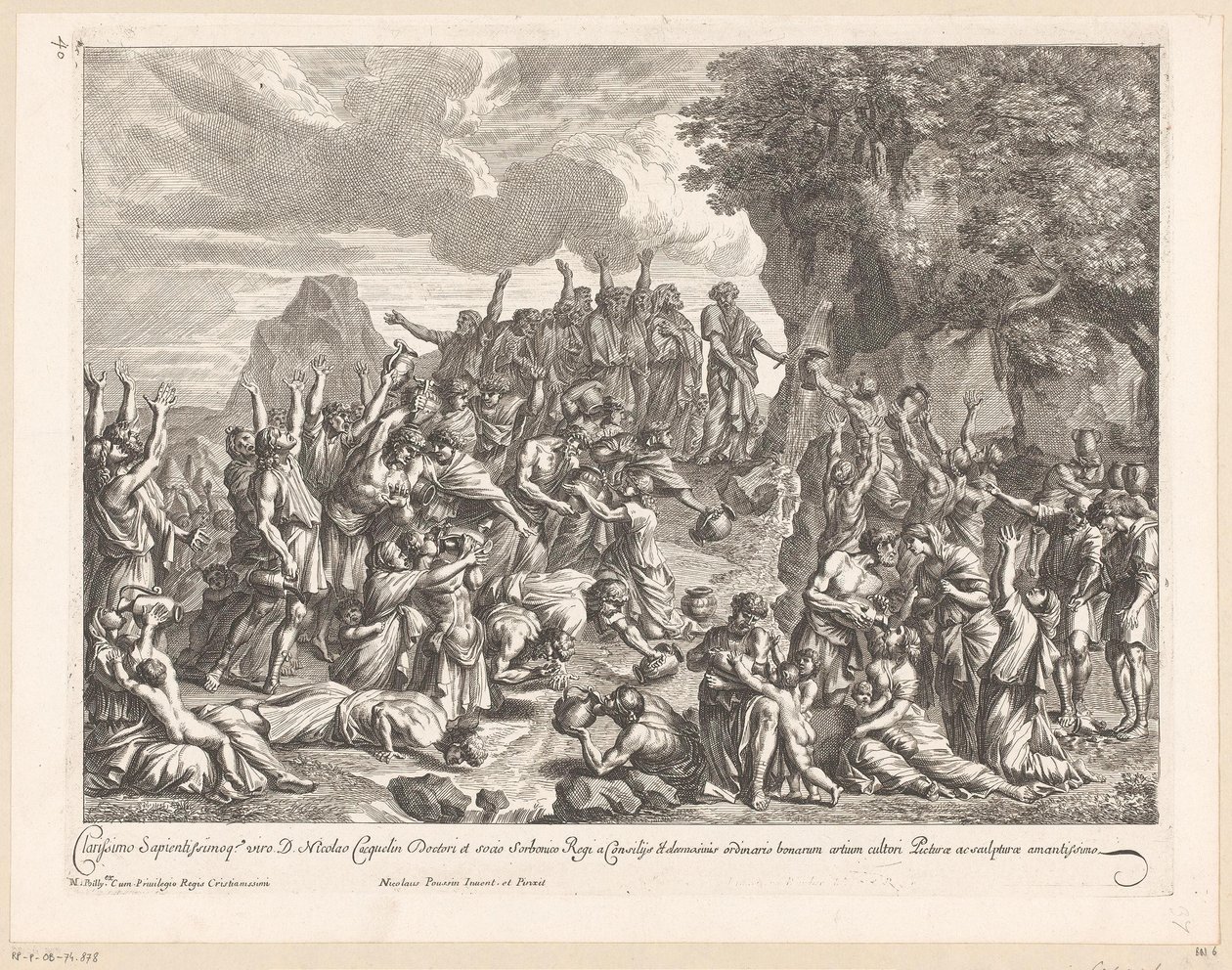 Moses Striking Water from the Rock by Jean Lepautre